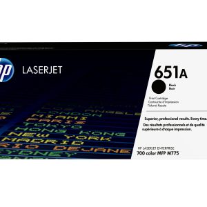 HP 651A Black Original LaserJet Toner Cartridge