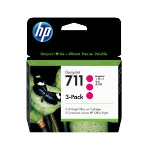 HP 711 3-pack 29-ml Magenta DesignJet Ink Cartridges