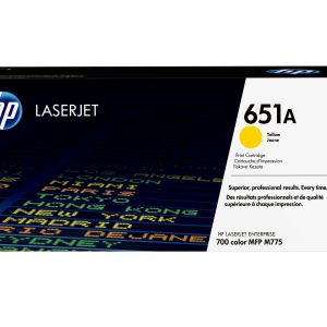HP 651A Yellow Original LaserJet Toner Cartridge