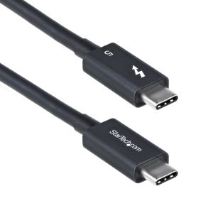 StarTech.com 2.6ft (80cm) Thunderbolt 5 Cable, 80Gbps/Up to 120Gbps, 240W PD, 8K 60Hz, Certified Thunderbolt Cable - Compatible w/Thunderbolt 4/USB4/USB-C