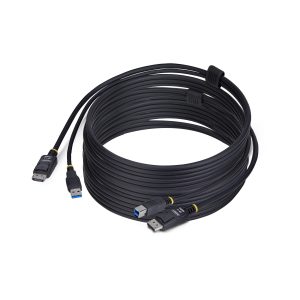 StarTech.com 10ft (3m) DisplayPort and USB 5Gbps KVM Cable, 4K 60Hz, Universally Compatible DP 1.2/USB 3.0 Combo Cable for KVM Switches