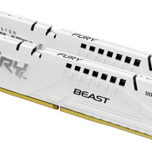 Kingston Technology FURY Beast 64GB 6400MT/s DDR5 CL32 DIMM (Kit of 2) White EXPO