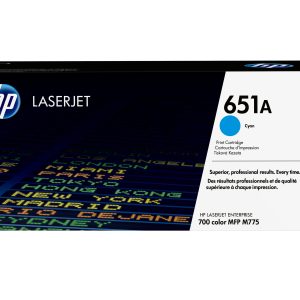 HP 651A Cyan Original LaserJet Toner Cartridge