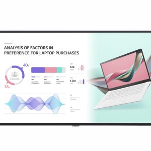 LG 65UH5J-H Signage Display Digital signage flat panel 165.1 cm (65") LED Wi-Fi 500 cd/m² 4K Ultra HD Black WebOS 24/7