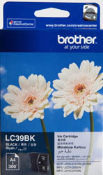 Brother LC39BK ink cartridge 1 pc(s) Original Standard Yield Photo black