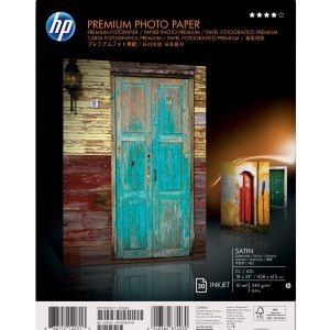 HP Premium Satin 20 sht/A2+/458 x 610 mm (18 x 24 in) White