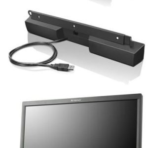 Lenovo USB Soundbar Black 2.0 channels 2.5 W