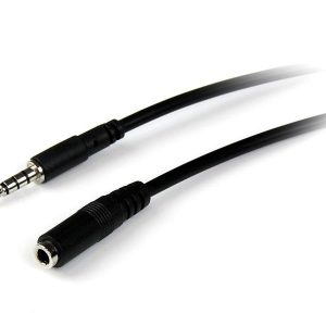 StarTech.com 2m 3.5mm 4 Position TRRS Headset Extension Cable - M/F