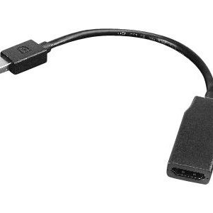 Lenovo 0B47089 video cable adapter 0.2 m Mini DisplayPort HDMI Black