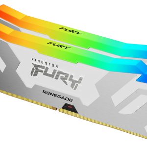 Kingston Technology FURY 32GB 6400MT/s DDR5 CL32 DIMM (Kit of 2) Renegade RGB White XMP