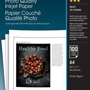 Epson Photo Quality Inkjet Paper - A4 - 100 Sheets