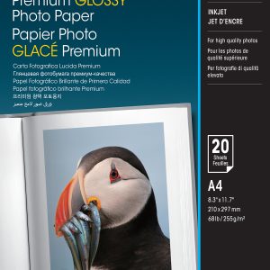Epson Premium Glossy Photo Paper - A4 - 20 Sheets