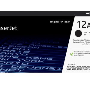 HP 12A Black Original LaserJet Toner Cartridge