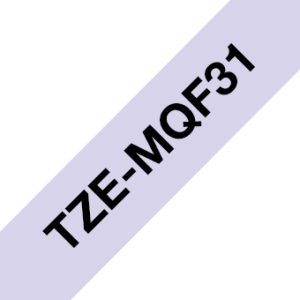 Brother TZE-MQF31 label-making tape Black