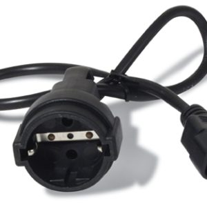 APC AP9880 power cable Black 0.6 m C14 coupler CEE7/7