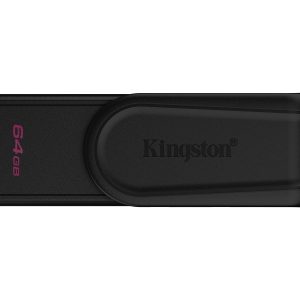 Kingston Technology DataTraveler 64GB Portable USB 3.2 Gen 1 Exodia S (Black/Black)