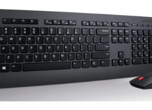 Lenovo 4X30H56796 keyboard Mouse included Universal RF Wireless QWERTY US English Black