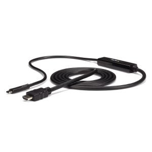 StarTech.com 6ft (2m) USB C to HDMI Cable - 4K 30Hz USB Type-C to HDMI Video Display Converter - USB-C DP Alt Mode to HDMI Monitor Adapter Cord - Thunderbolt Compatible