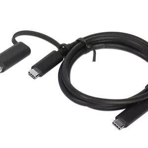Lenovo 4X90U90618 USB cable USB 3.2 Gen 1 (3.1 Gen 1) 1 m USB A/USB C USB C Black