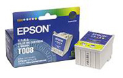 Epson Parrot T008 ink cartridge Original Cyan, Magenta, Yellow