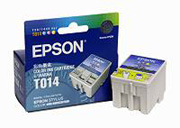 Epson T014 ink cartridge Original Cyan, Magenta, Yellow