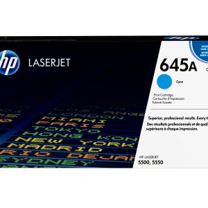 HP 645A Cyan Original LaserJet Toner Cartridge