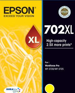 Epson 702XL ink cartridge 1 pc(s) High (XL) Yield Yellow