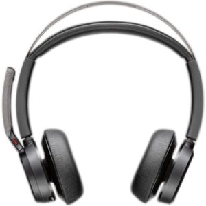 HP Poly Voyager Focus 2 Microsoft Teams Certified USB-C-C Headset +USB-C/A Adapter +Charging Stand