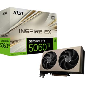 MSI GEFORCE RTX 5060 TI 8G INSPIRE 2X OC graphics card NVIDIA 8 GB GDDR7