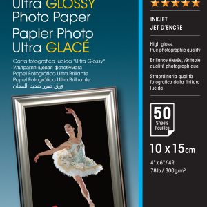 Epson Ultra Glossy Photo Paper - 10x15cm - 50 Sheets