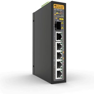 Allied Telesis IS130-6GP Unmanaged L2 Gigabit Ethernet (10/100/1000) Power over Ethernet (PoE) Black