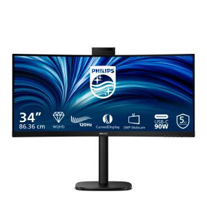 Philips 3000 series 34B2U3600CH/75 computer monitor 86.4 cm (34") 3440 x 1440 pixels Wide Quad HD LCD Black