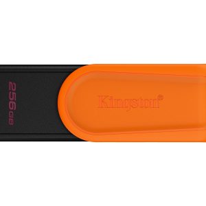 Kingston Technology DataTraveler 256GB Portable USB 3.2 Gen 1 Exodia S (Black/Orange)