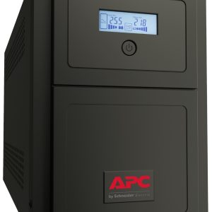 APC Easy UPS 1 Ph Line Interactive, 1500VA, Tower, 230V, 6 IEC C13 outlets, AVR, Dry Contact, LCD, W/O Network Card support