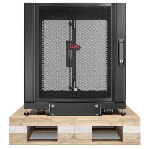 APC NetShelter SX, Server Rack Enclosure, 12U, Shock Packaging, Black, 658H x 600W x 1070D mm
