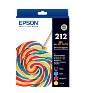 Epson 212 ink cartridge 4 pc(s) Original Standard Yield Black, Cyan, Magenta, Yellow