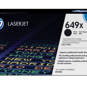 HP 649X High Yield Black Original LaserJet Toner Cartridge
