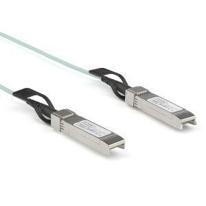 StarTech.com Dell EMC AOC-SFP-10G-2M Compatible 2m/6.5ft 10G SFP+ to SFP+ AOC Cable - 10GbE SFP+ Active Optical Fiber - 10Gbps SFP Plus/Mini GBIC/Transceiver Module Cable - Z9100 ~Dell EMC AOC-SFP-10G-2M Compatible 2m/6.5ft 10G SFP+ to SFP+ AOC Cable - 10GbE SFP+ Active Optical Fiber - 10Gbps SFP Plus/Mini GBIC/Transceiver Module Cable - Z9100