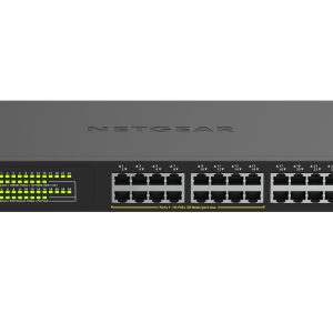 NETGEAR GS324P Unmanaged Gigabit Ethernet (10/100/1000) Power over Ethernet (PoE) Black