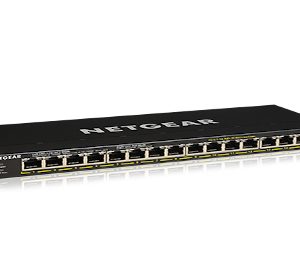 NETGEAR GS316P-100AJS network switch Unmanaged Gigabit Ethernet (10/100/1000) Power over Ethernet (PoE) Black