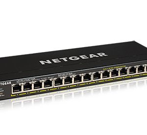 NETGEAR GS316PP-100AJS network switch Unmanaged Gigabit Ethernet (10/100/1000) Power over Ethernet (PoE) Black