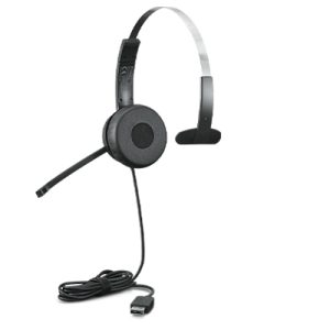 Lenovo 100 Mono Headset Wired Head-band Office/Call center USB Type-A Black