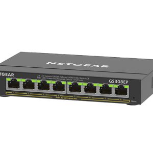 NETGEAR GS308EP Managed L2/L3 Gigabit Ethernet (10/100/1000) Power over Ethernet (PoE) Black