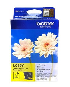Brother LC-39Y ink cartridge 1 pc(s) Original Standard Yield Yellow