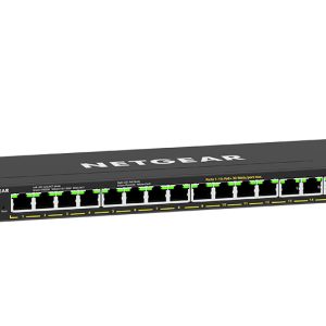 NETGEAR GS316EPP Managed Gigabit Ethernet (10/100/1000) Power over Ethernet (PoE) Black