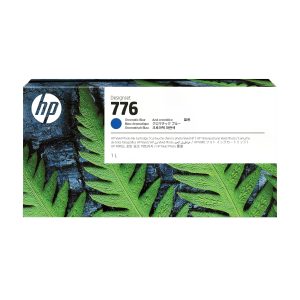 HP 776 1-liter Chromatic Blue Ink Cartridge