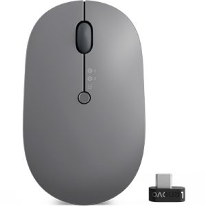 Lenovo Go Multi-Device mouse Office Ambidextrous RF Wireless + Bluetooth Optical 2400 DPI