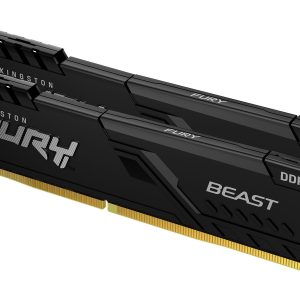 Kingston Technology FURY Beast 32GB 3200MT/s DDR4 CL16 DIMM (Kit of 2) 1Gx8 Black