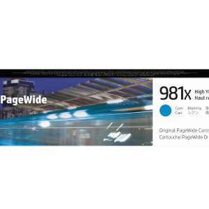 HP 981X High Yield Cyan Original PageWide Cartridge