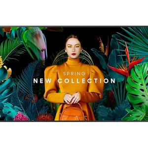 Samsung LH50QBCEBGCXXY Signage Display Digital signage flat panel 127 cm (50") LED Wi-Fi 350 cd/m² 4K Ultra HD Black Tizen 16/7